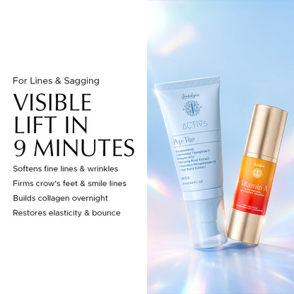 COMBO : Vitamin A Pro Retinol Restoring Essence + Pep Tite - Skin Firming Moisturizer