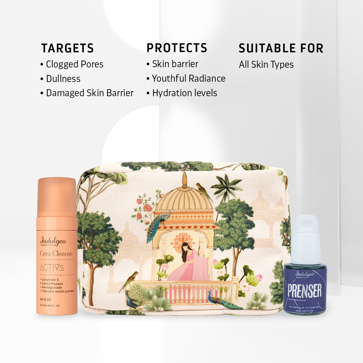 MINI Double Cleansing Combo for All Skin Types - Prenser (20ml) + Cera Cleanse (50ml)