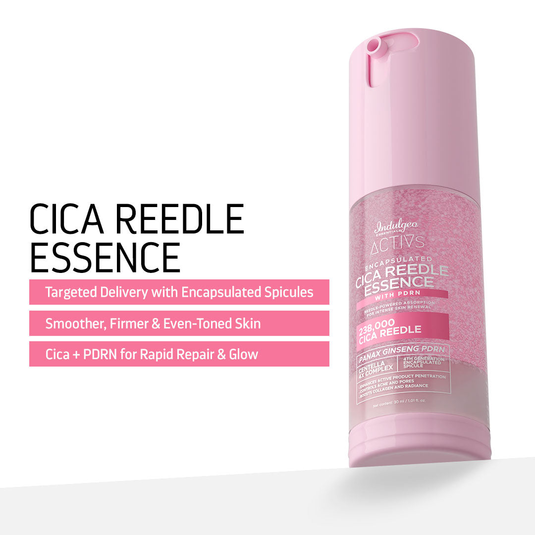 Combo: Encapsulated Cica Reedle Essence (30ml) + Ginseng PDRN Bio Collagen Intense Glow Sheet Mask (2 units)