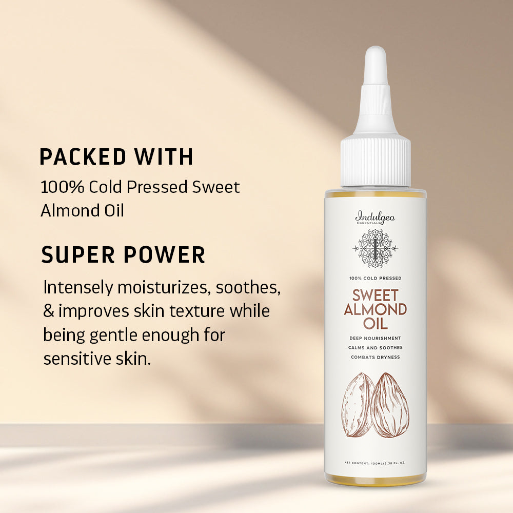 Sweet Almond Oil - 100% Cold Pressed Oil