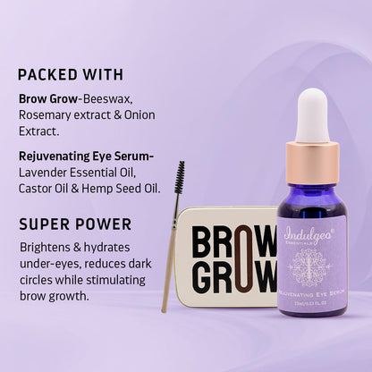 Lash & Brow Care Combo - Brow Grow + Rejuvenating Eye Serum
