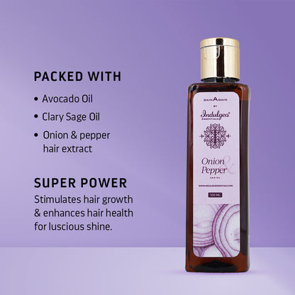 Pack Of 3 : Onion & Pepper Hair Oil