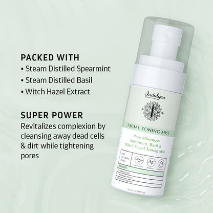 Bundle-Pore Minimizer Spearmint & Basil Toning Mist (Value 1200)