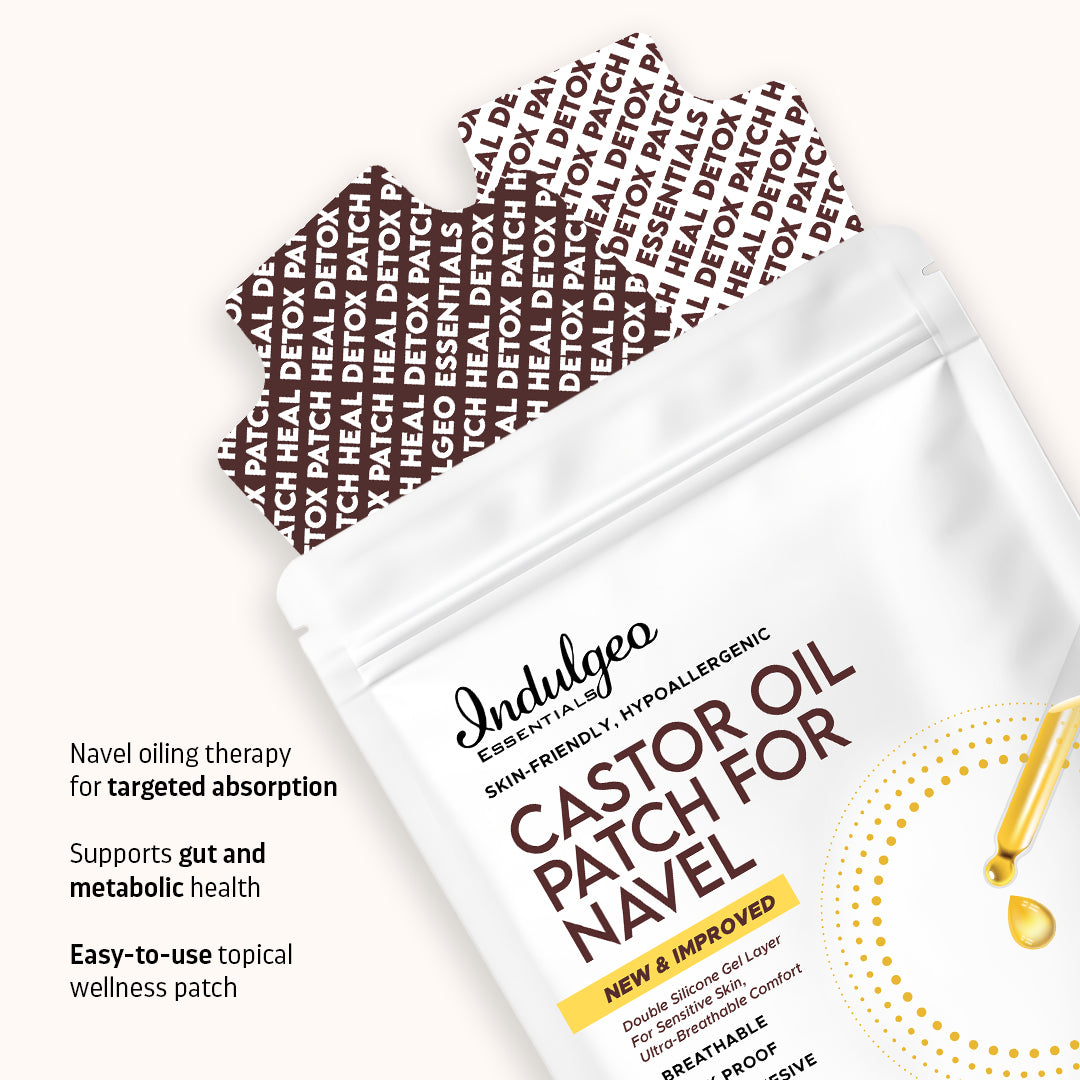 Navel Stick On Patches for Castor Oil (20 units)