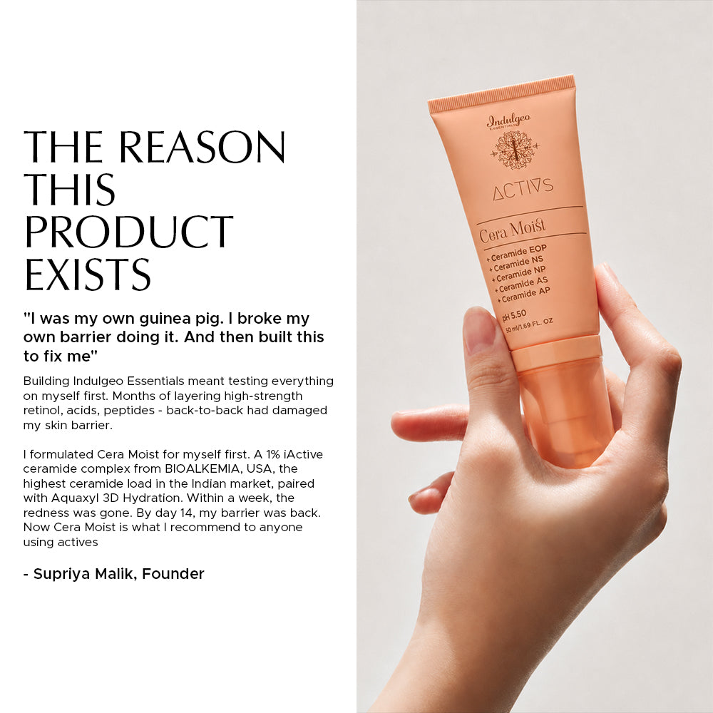CERA MOIST - 1% iActive Ceramide Calming Moisturizer for Hydration & Skin Barrier Repair