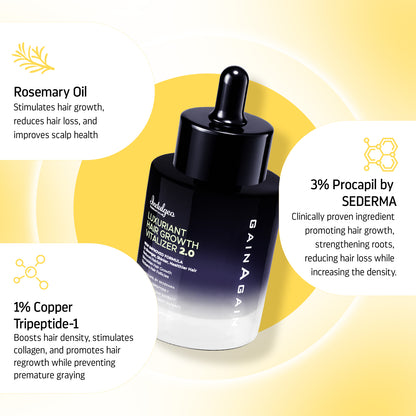 BYOB- Luxuriant Hair Vitalizer 2.0 | Anti Hairfall Non Oily Hair Growth Serum