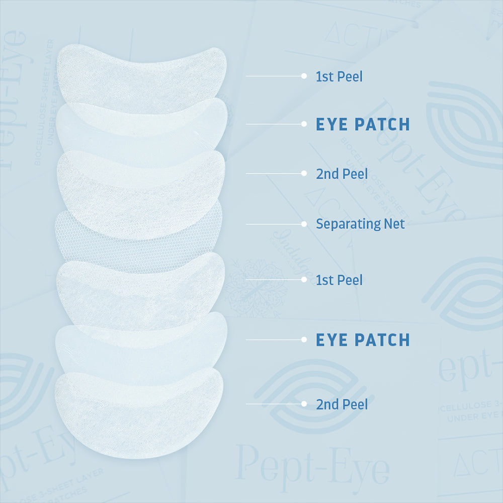 Pay for 2 Get 5 : Pept Eye - Biocellulose 3-Sheet Layer Under Eye Patches