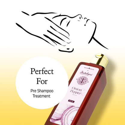 Onion & Pepper Hair Oil For Hair Regrowth (100ml)
