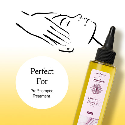 Onion & Pepper Hair Oil For Hair Regrowth (100ml)
