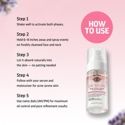 Acne Balance PDRN Dual Phase Skin Toner