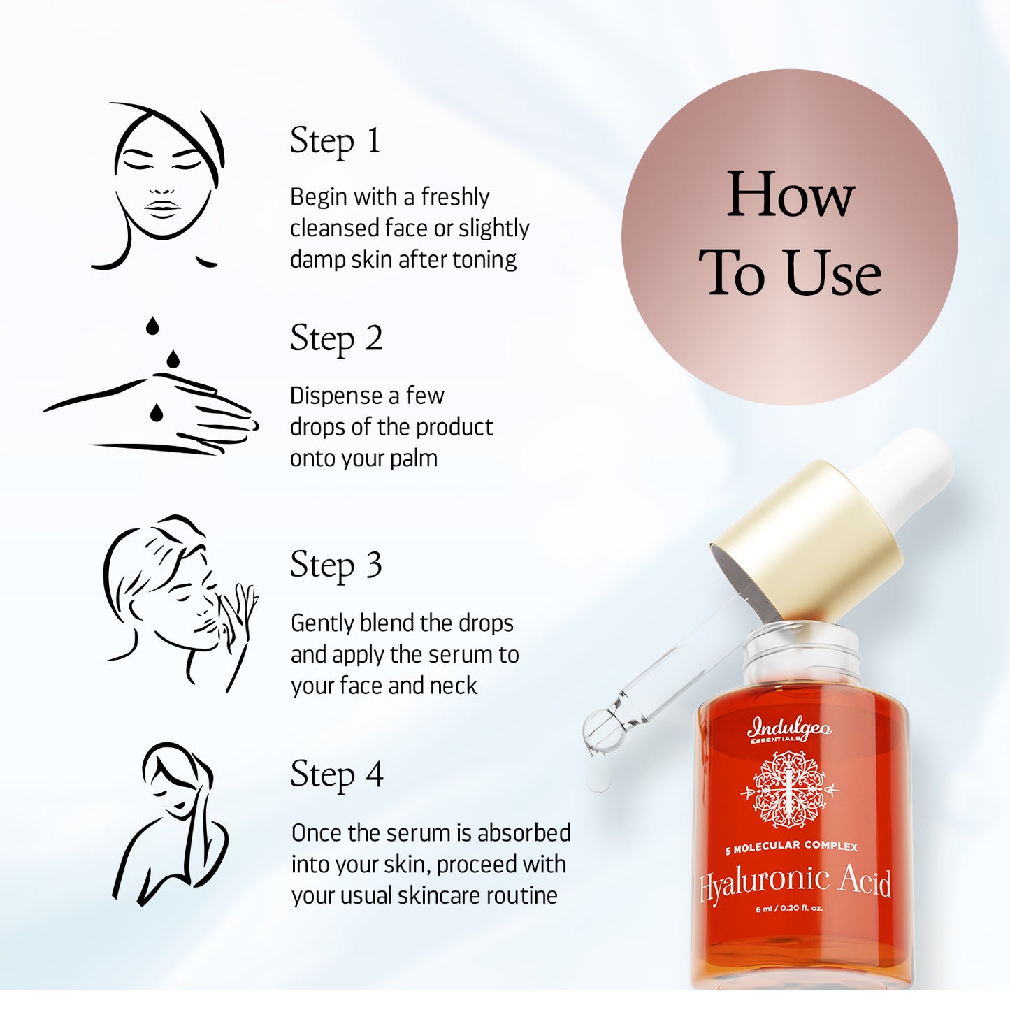 Hyaluronic Acid - 5 Molecular Complex For Deep Hydration & Plump Skin