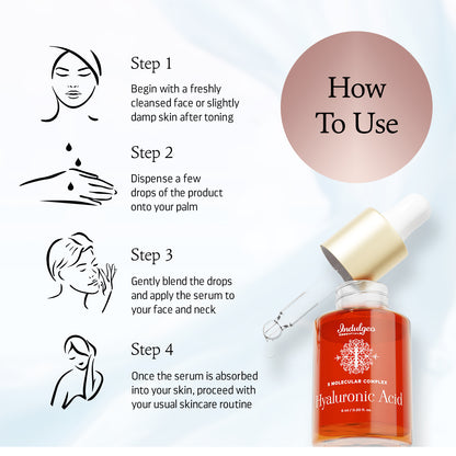 Hyaluronic Acid - 5 Molecular Complex For Deep Hydration & Plump Skin