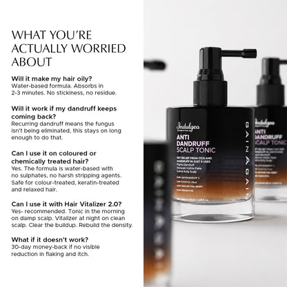 Anti Dandruff Scalp Tonic For Reduced Irritation & Scalp Health
