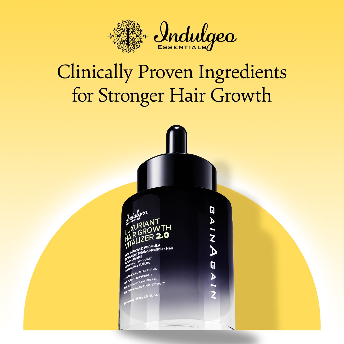 BYOB- Luxuriant Hair Vitalizer 2.0 | Anti Hairfall Non Oily Hair Growth Serum