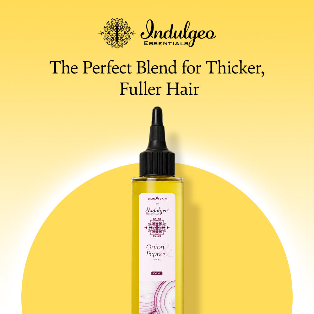 Onion & Pepper Hair Oil For Hair Regrowth (100ml)