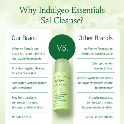 MINI SAL CLEANSE - Foaming Face Wash With Encapsulated Salicylic Acid 1% (50ml)