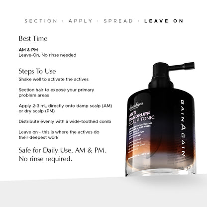 Anti Dandruff Scalp Tonic For Reduced Irritation & Scalp Health