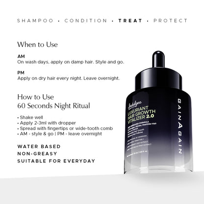 Luxuriant Hair Vitalizer 2.0 | Anti Hairfall Non Oily Hair Growth Serum