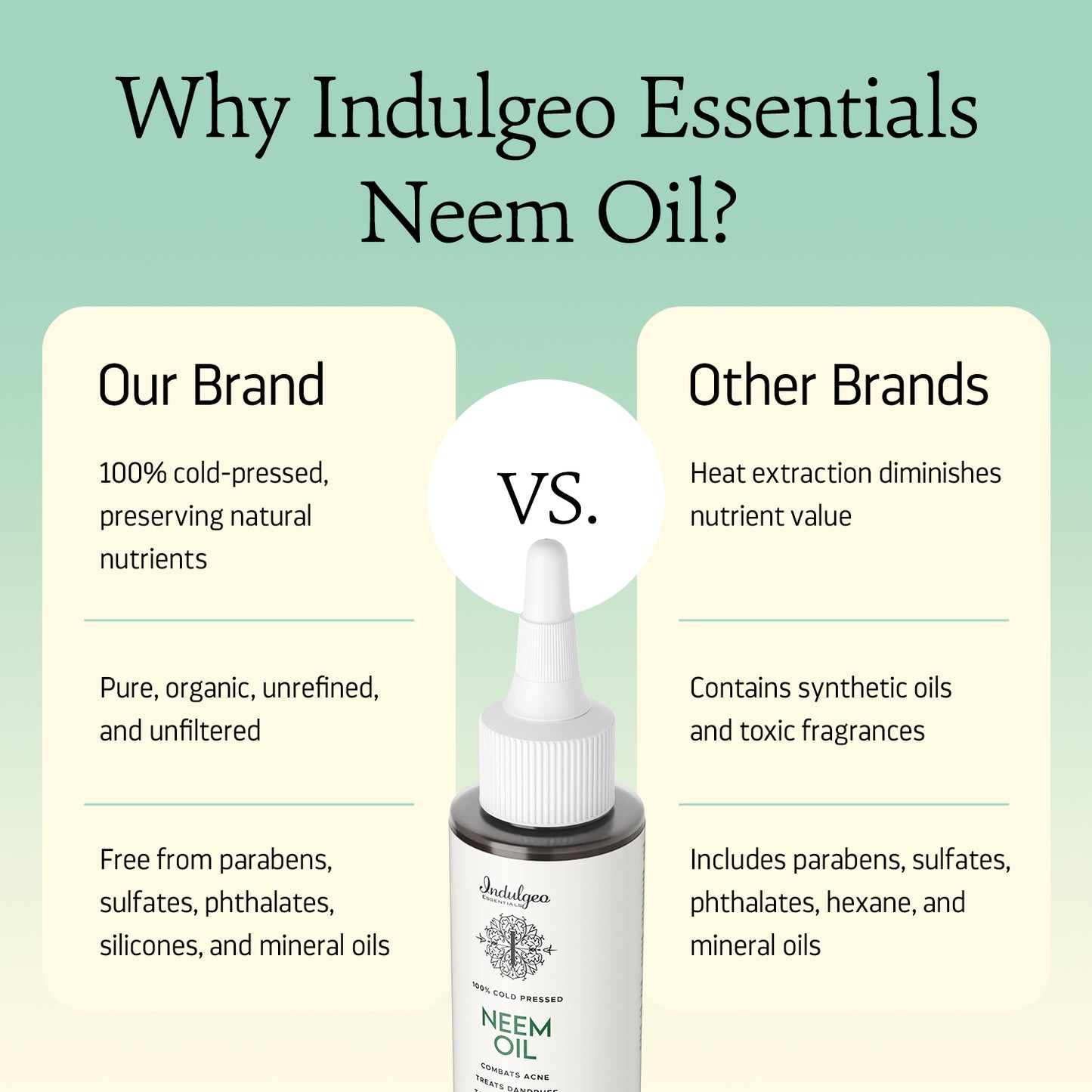 Neem Oil - 100% Cold Pressed Anti Bacterial Oil