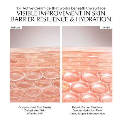 CERA MOIST - 1% iActive Ceramide Calming Moisturizer for Hydration & Skin Barrier Repair