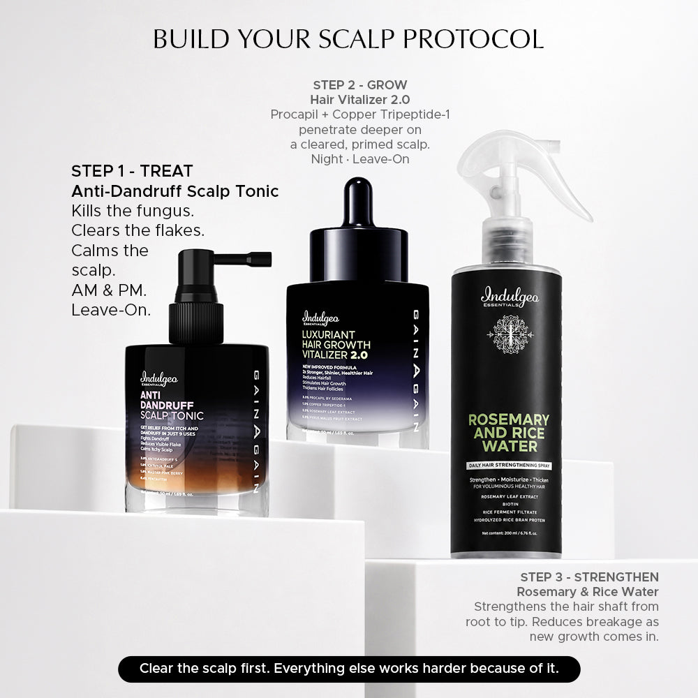Anti Dandruff Scalp Tonic For Reduced Irritation & Scalp Health