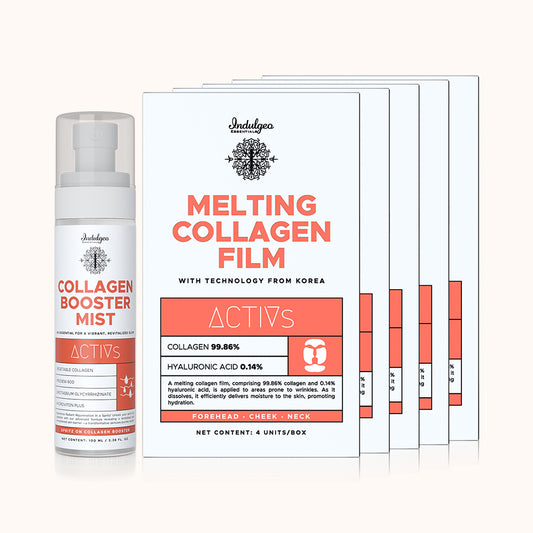 COMBO: 1 Collagen Booster Mist + 5 Boxes Melting Collagen Film (20 Sachets)