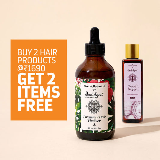 BUY Hair Vitalizer + Onion Pepper Oil GET Hair Promoter + Neem Oil