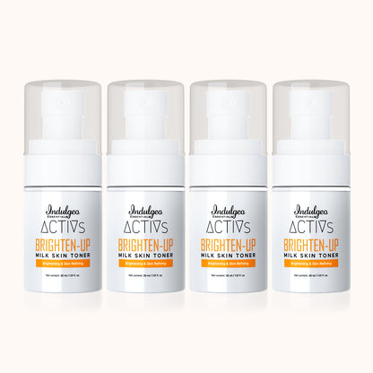 Brighten Up - Milk Skin Toner with Glutathione & Arbutin (Pack of 4)