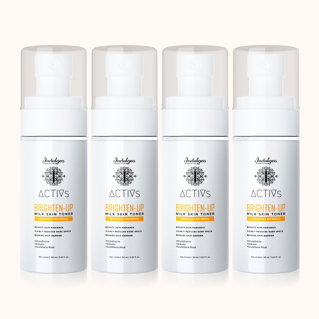 Brighten Up - Milk Skin Toner with Glutathione & Arbutin (Pack of 4)