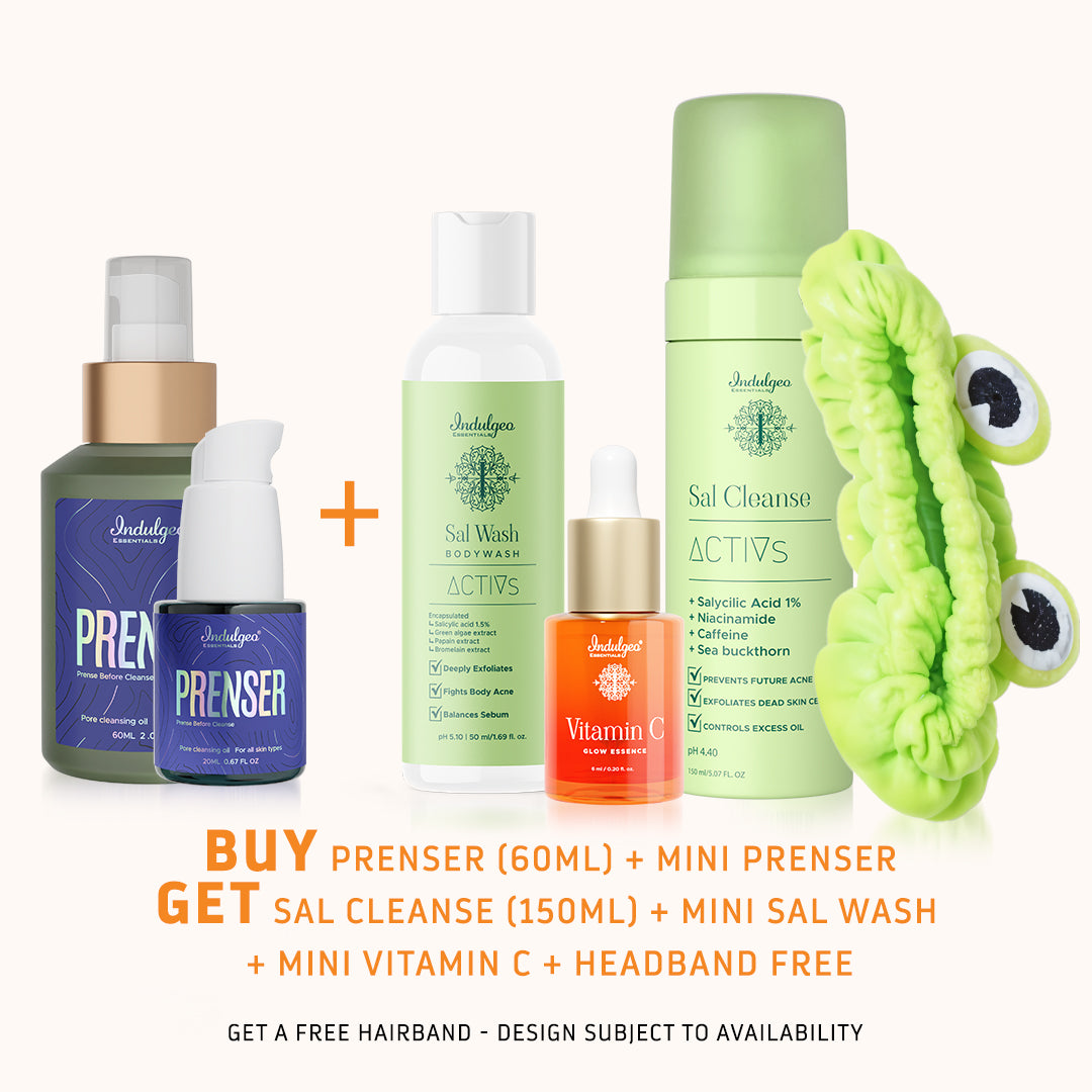 BUY Prenser & Mini Prenser : GET Sal Cleanse 150ml, Mini Sal Wash, Mini Vitamin C, Headband