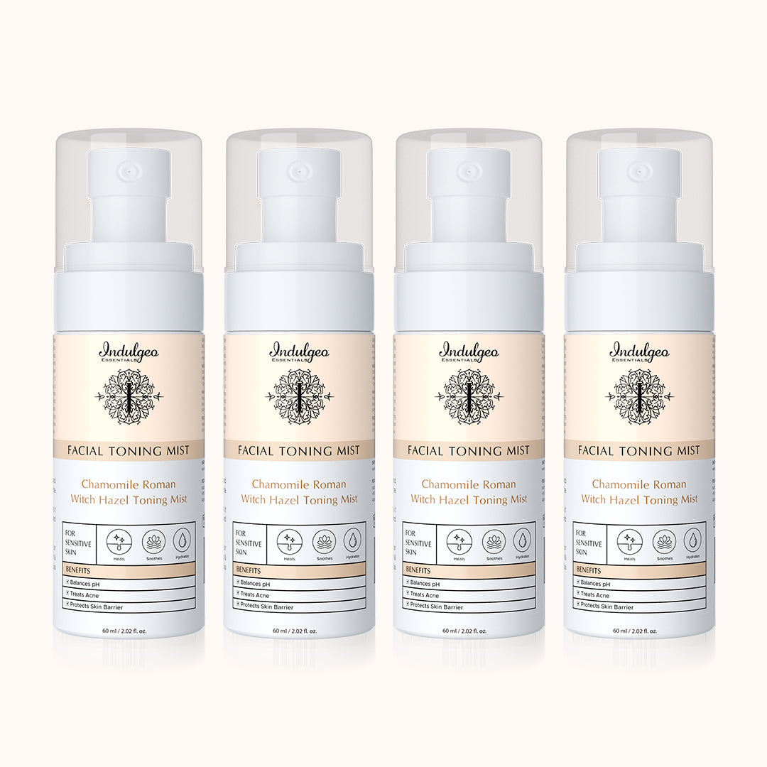 Chamomile Roman Witch Hazel Facial Toning Mist For Sensitive Skin (60ml)