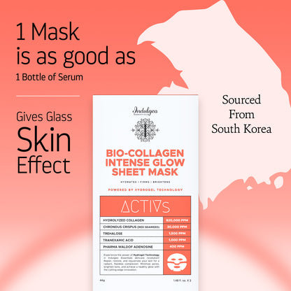 Bio Collagen Intense Glow Hydrating Overnight Sheet Mask