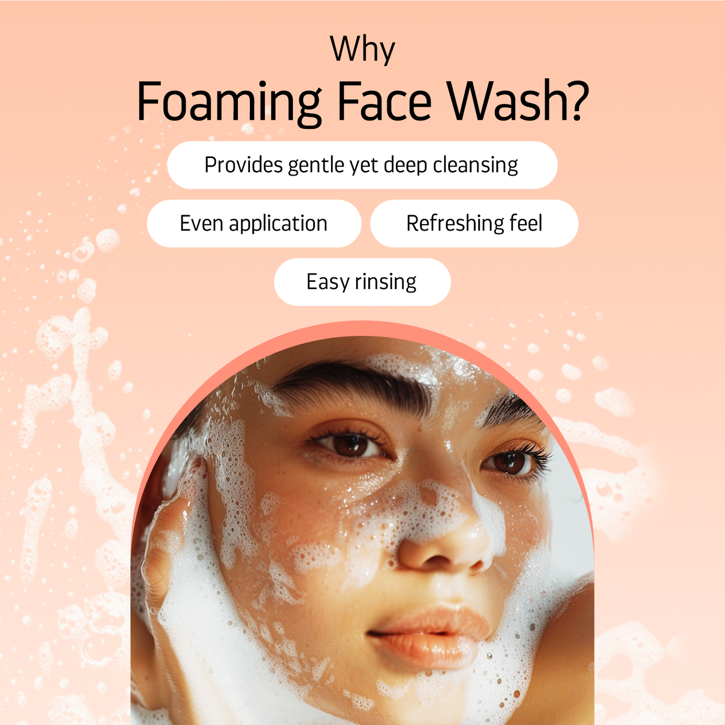 MINI CERA CLEANSE - Ceramide Foaming Face Wash For Barrier Repair & Deep Cleanse (50ml)