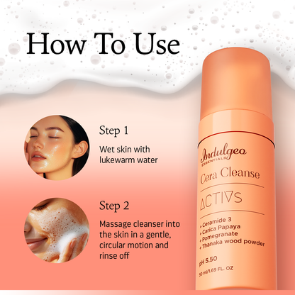 MINI CERA CLEANSE - Ceramide Foaming Face Wash For Barrier Repair & Deep Cleanse (50ml)