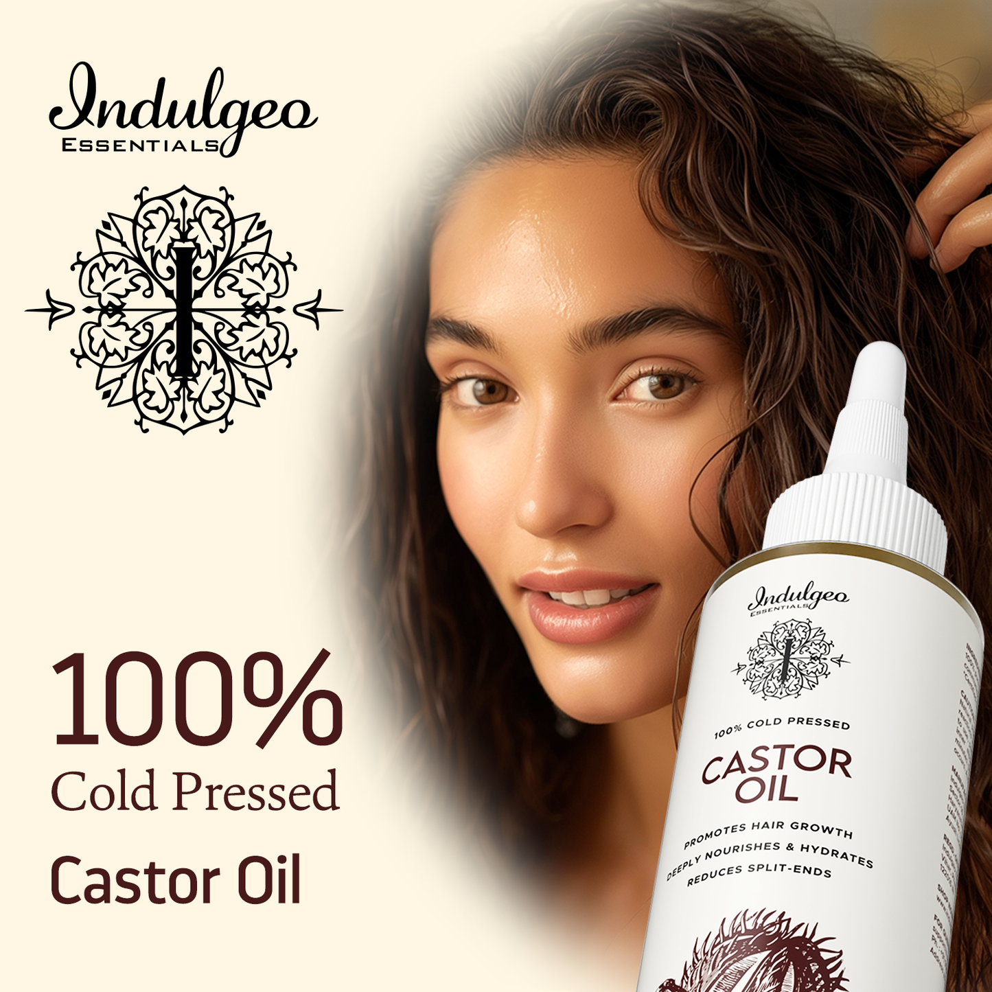 Castor Oil - 100% Cold Pressed Oil 200ml