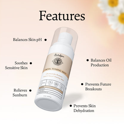 Chamomile Roman Witch Hazel Facial Toning Mist For Sensitive Skin (60ml)