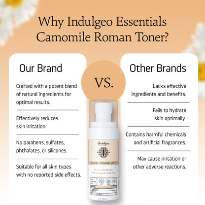 Chamomile Roman Witch Hazel Facial Toning Mist For Sensitive Skin (60ml)