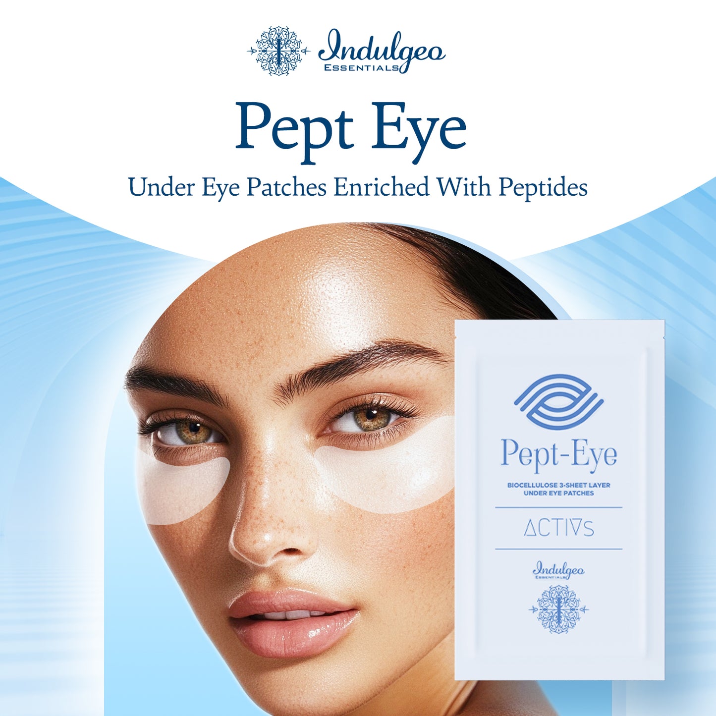 Pept Eye - Biocellulose 3-Sheet Layer Under Eye Patches