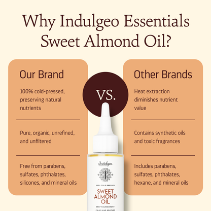 Sweet Almond Oil - 100% Cold Pressed Oil
