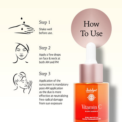 15% Vitamin C Glow Essence For Brighter & Even Skin Tone
