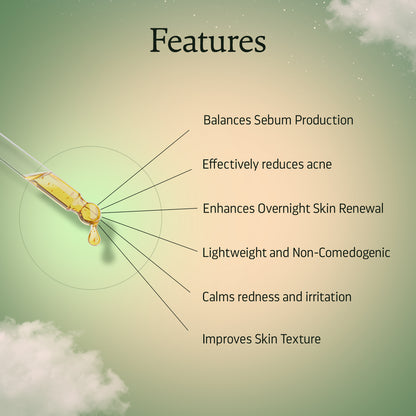 Volcanic Night Oil For Oily Acne Prone Skin