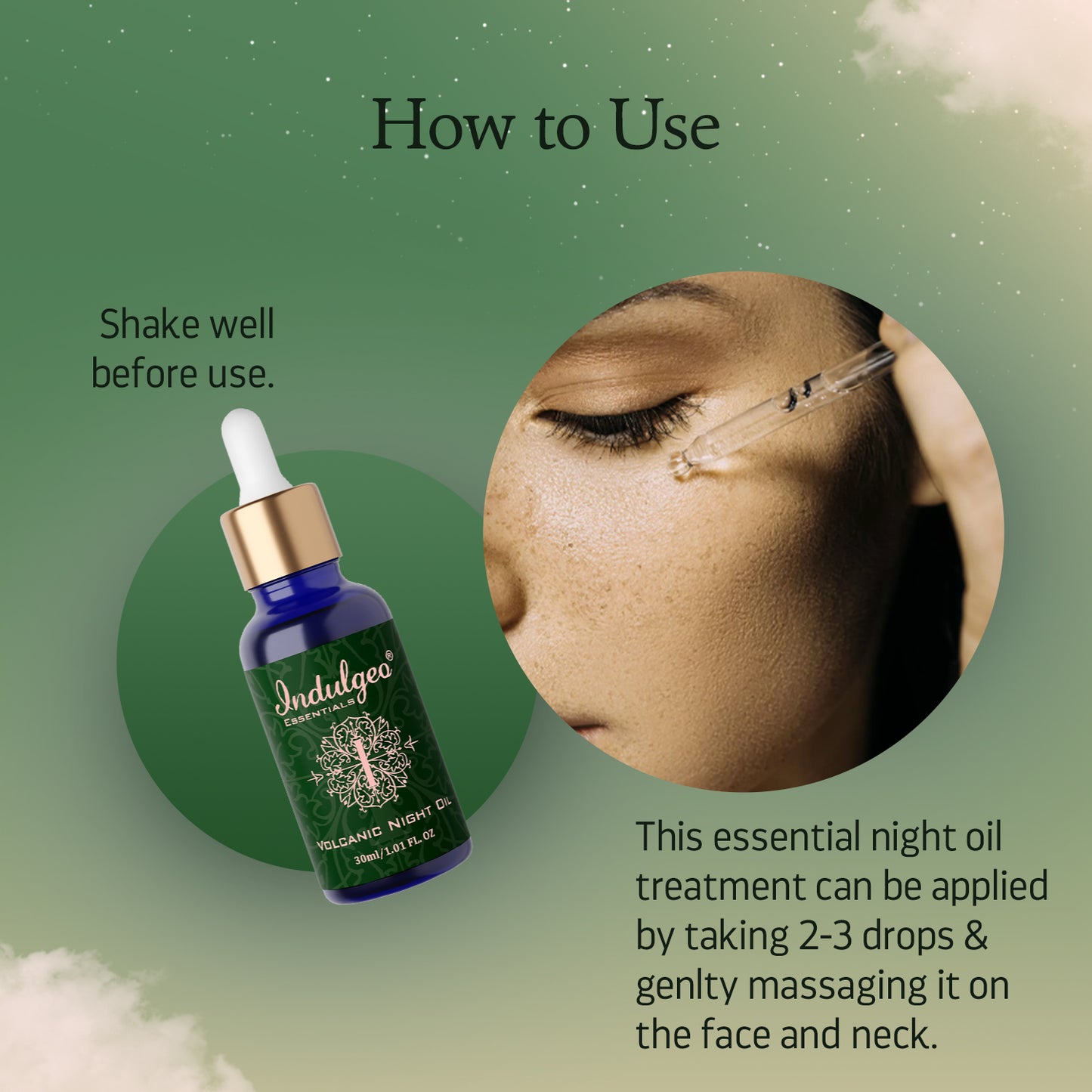 Volcanic Night Oil For Oily Acne Prone Skin
