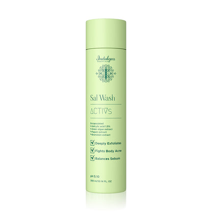 Sal Wash | Salicylic Acid Body Wash for Body Acne, Bacne with 1.5% Encapsulated Salicylic Acid, Papain & Bromelain