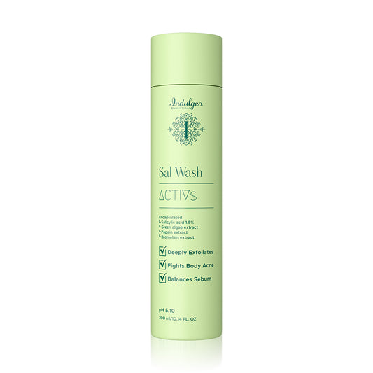 Sal Wash | Salicylic Acid Body Wash for Body Acne, Bacne with 1.5% Encapsulated Salicylic Acid, Papain & Bromelain