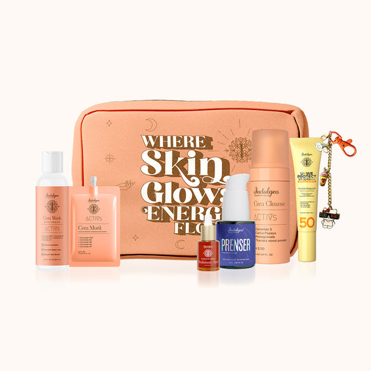 Travel Set - Mini Discovery Kit (Mini Cera Wash 50ml + Cera Moist 9ml + Hyaluronic Acid 6ml + Mini Prenser  20ml + Cera Cleanse 50ml + Mini Sunscreen 10 gm)