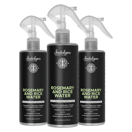 Pack of 3 - Rosemary & Rice Water Mist For Hair Strengthening