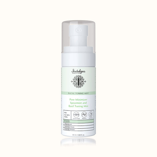 Pore Minimizer Spearmint And Basil Witch Hazel Facial Toning Mist For All Skin Types (60ml)