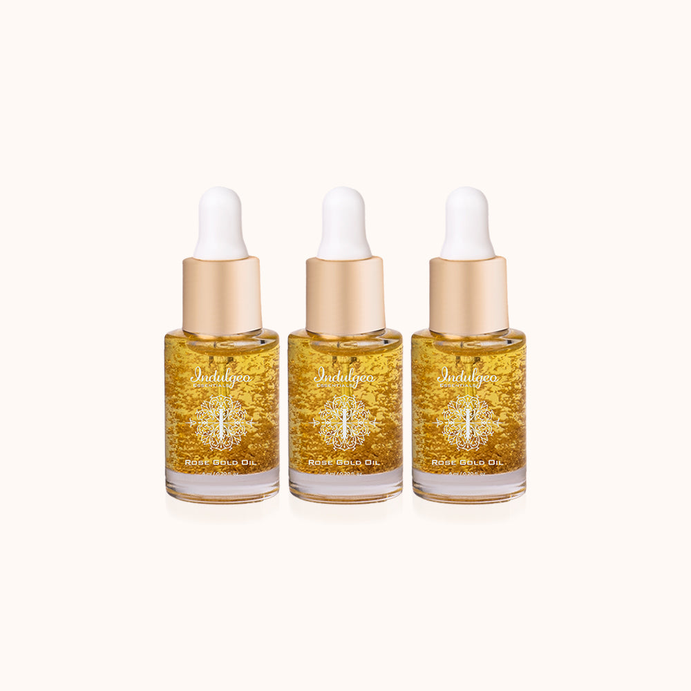 Pack of 3 : Rose Gold Oil