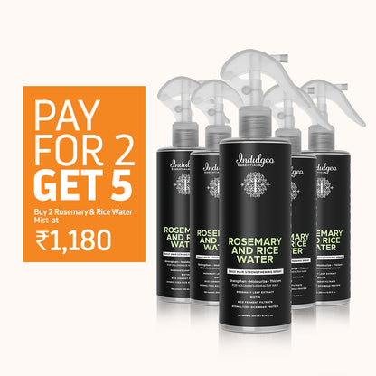 Pay For 2 Get 5 - Rosemary & Rice Water Mist For Hair Strengthening