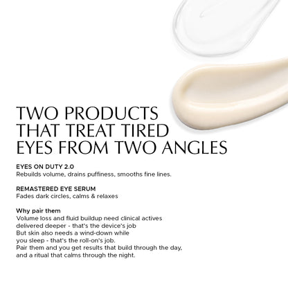 COMBO : Eyes on Duty 2.0 + Remastered Rejuvenating Eye Serum - AM/PM Eye Ritual